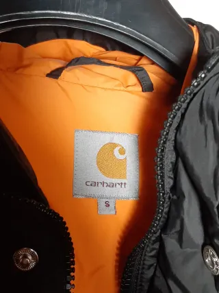 Giacca Carhartt S Nero Logo Ricamato