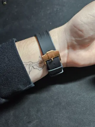 Reloj Seiko Mod NH72A Skeleton Oro Rosa