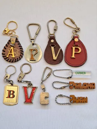 Llaveros letras y nombres