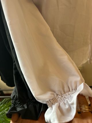 Blusas Manga Larga con Lazo