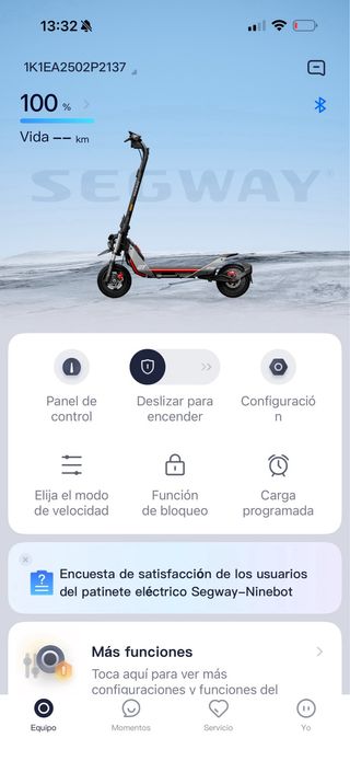 PATÍN ELÉCTRICO SEGWAY-NINEBOT ZT3 PROE+ACCESORIOS
