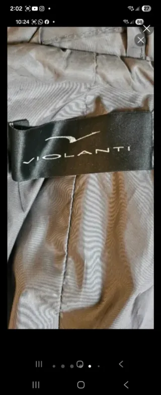 Gabardina lujo térmica VIOLANTI