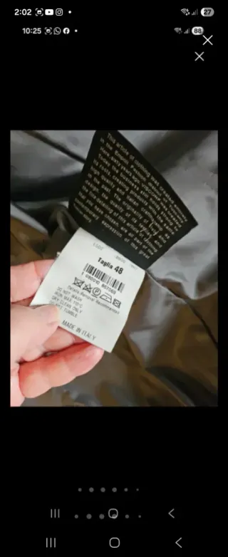 Gabardina lujo térmica VIOLANTI