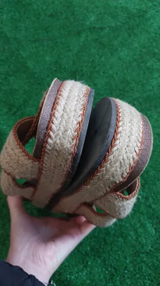 Sandalias Beige/Marrón Talla 39