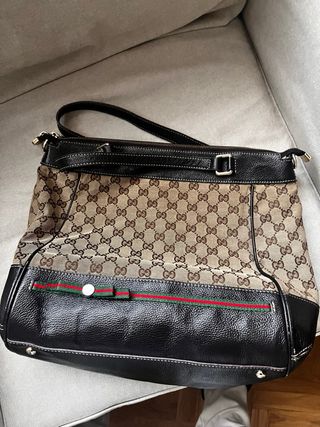Borsa Gucci Marrone e Beige