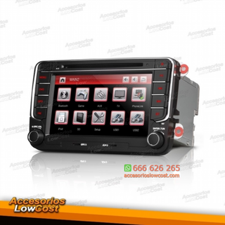 RADIO GPS 7" HD TÁCTIL ESPECÍFICO SEAT