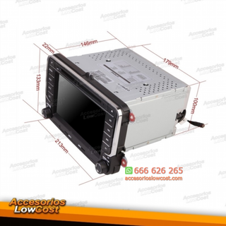 RADIO GPS 7" HD TÁCTIL ESPECÍFICO SEAT