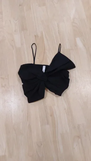 Elegante Top Lazo de tirantes de MNG (Mango)