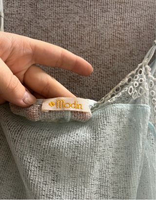 Conjunto Camisa e Robe Azul