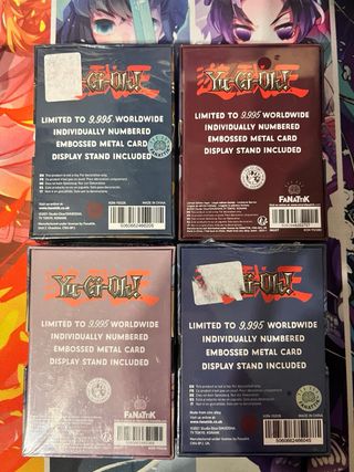 Yu-Gi-Oh! Metal Cards PRECINTADAS.