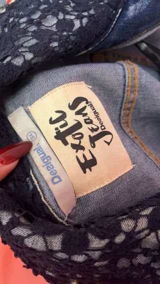 Chaqueta Desigual Tejana Bordada