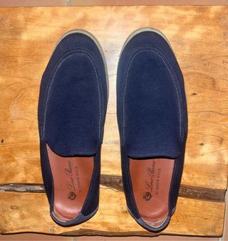 Mocasines Loro Piana Azul