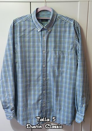 Camisa Dustin Classic cuadros talla 5