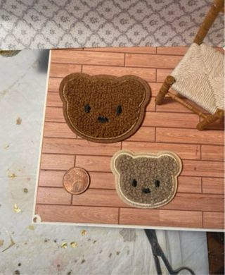 tappeto orsetto marrone dollshouse