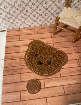 tappeto orsetto marrone dollshouse
