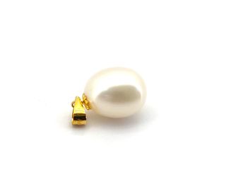 colgante oro 18k con piedra con circonita