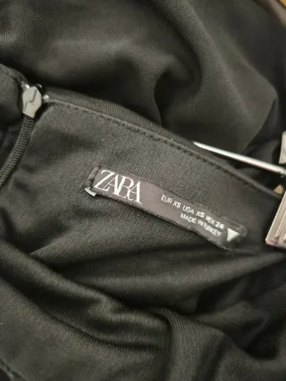 Vestido Zara preto justo tamanho XS