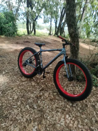 Bicicleta Fat Bike Ruedas Rojas URGE VENTA