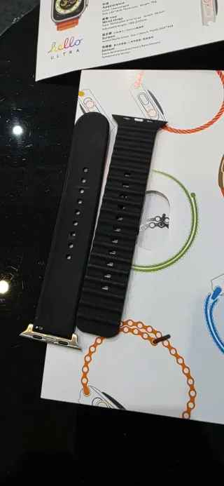 Smartwatch Ultra Multicolor y Plateado