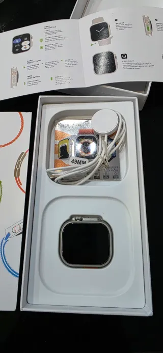 Smartwatch Ultra Multicolor y Plateado