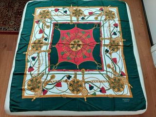 HERMES ORIGINAL PAÑUELO VINTAGE SEDA