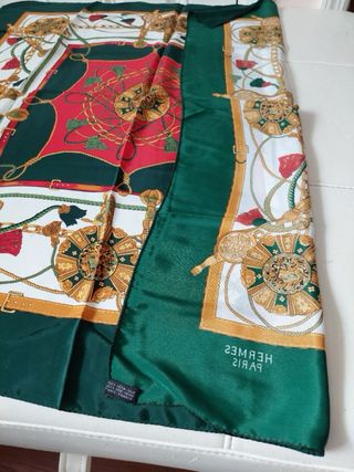 HERMES ORIGINAL PAÑUELO VINTAGE SEDA