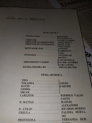 Guión La Guerra de Los Niños Parchís