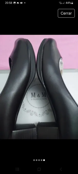 Zapatos de señora negros talla 41 local.