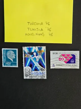 Lotto francobolli mondiali usati