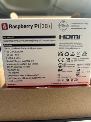 Raspberry Pi 3B+ 1GB, NUEVA.
