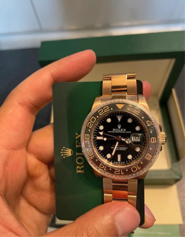 GMT Master II Oro Rosa