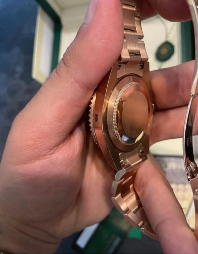 GMT Master II Oro Rosa