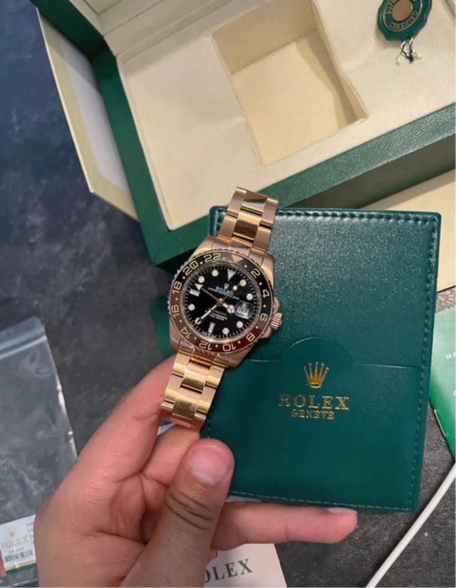 GMT Master II Oro Rosa