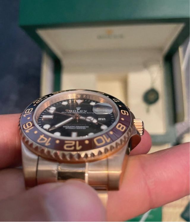 GMT Master II Oro Rosa