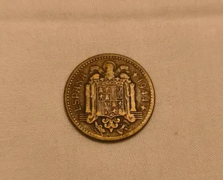 Moneda 1 Peseta 1944
