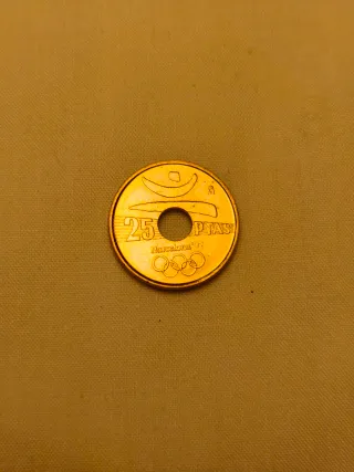 Moneda 25 Pesetas JJOO Barcelona 92