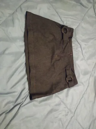 Minifalda tejana negra Talla 36