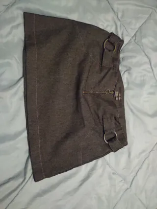 Minifalda tejana negra Talla 36