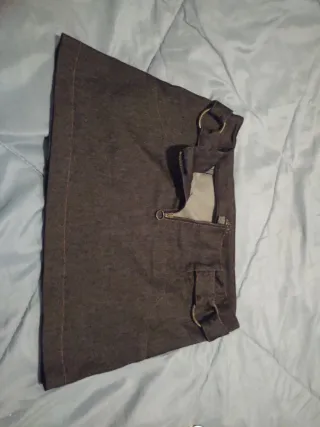 Minifalda tejana negra Talla 36