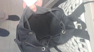 Mochila negra multiusos