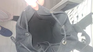 Mochila negra multiusos