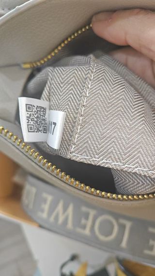 Bolso LOEWE Puzzle Gris Piel