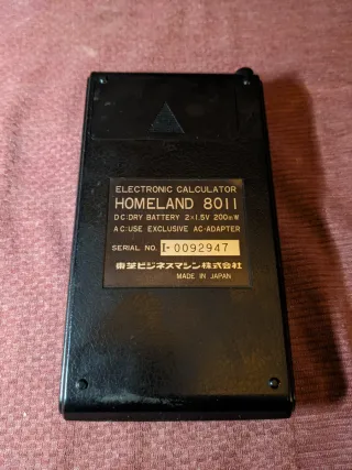 Calculadora Homeland 8011 LED Verde