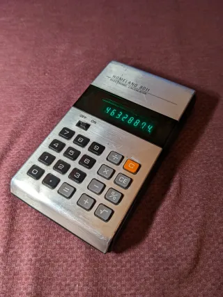 Calculadora Homeland 8011 LED Verde