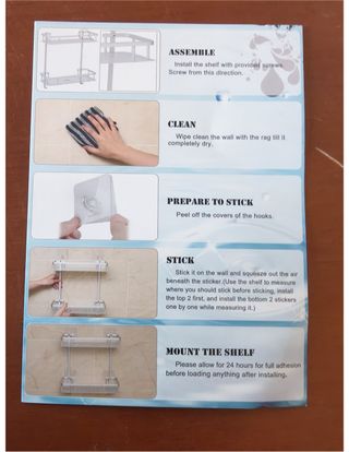 Hawsam Sin necesidad de taladrar estante ducha, Es