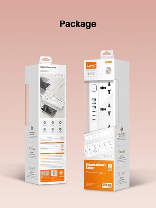 MANTO CP1 Regleta 5 enchufes univ. 3 USB-A 3 USB-C