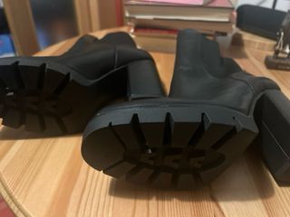 Botines Zara Piel Talla 41 Negros