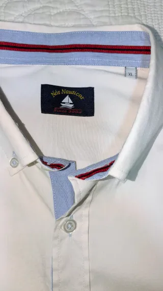Camisa Nauticos Blanca Talla XL