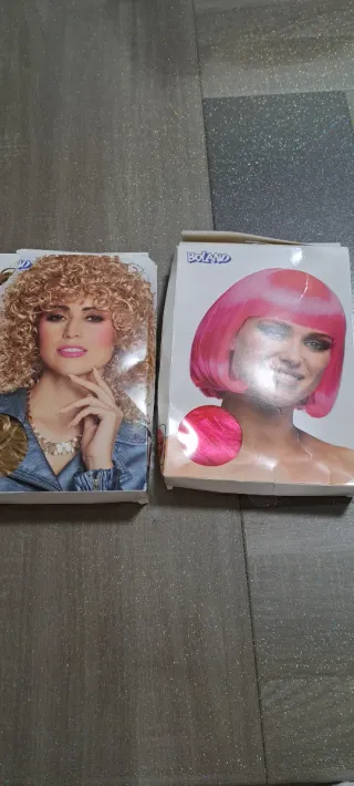 Parrucche Boland oro e rosa