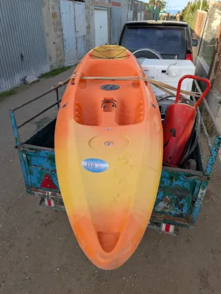 Kayak Rígido Naranja/Amarillo
